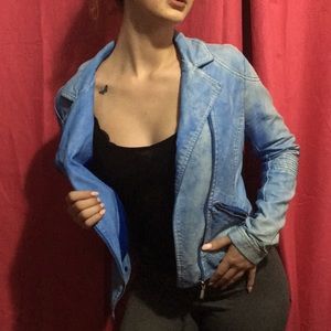 Baby Blue denim washed jacket